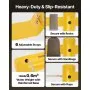VEVOR Flood Barrier, 12 ft Length x 12 in Height Sandbag Alternative, Water Barrier for Flooding with Great Waterproof Effect, Reusable PVC Water Diversion Tubes, Flood Barriers for Home, Door, Garage