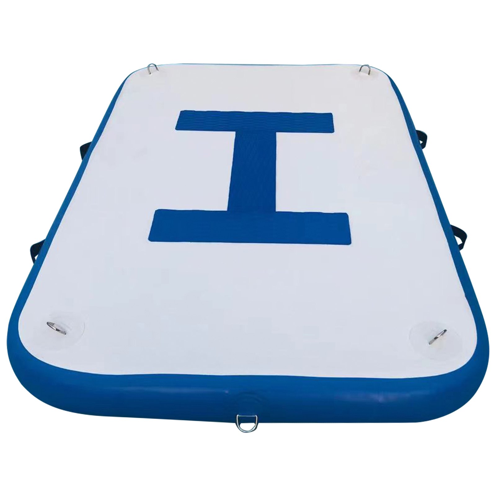 Vevor Inflatable Dock Platform Inflatable Dock 6'x4'x6" Floating Dock W/ Pump