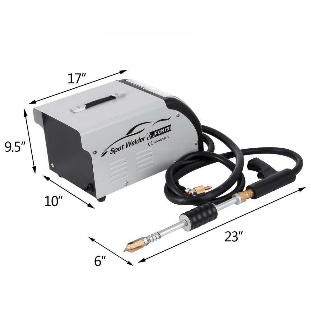 VEVOR 3500A Vehicle Panel Spot Puller Dent Spotter F90E 3500A Dent Puller Multifunctional Spot Welder Repair Kit Additive Kit