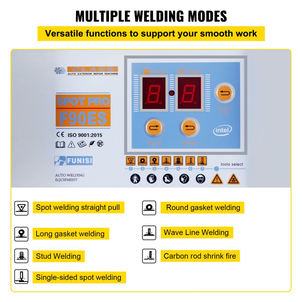 New F90E 3500A Dent Puller Multifunctional Spot Welder Repair Kit Additive Kit