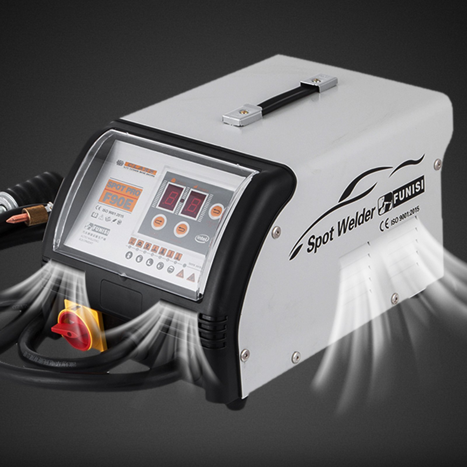 VEVOR 3500A Vehicle Panel Spot Puller Dent Spotter F90E 3500A Dent Puller Multifunctional Spot Welder Repair Kit Additive Kit