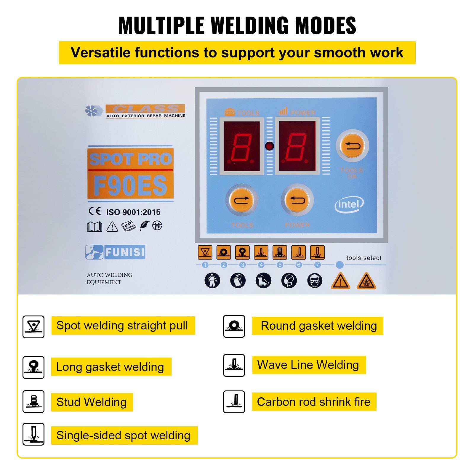 New F90E 3500A Dent Puller Multifunctional Spot Welder Repair Kit Additive Kit