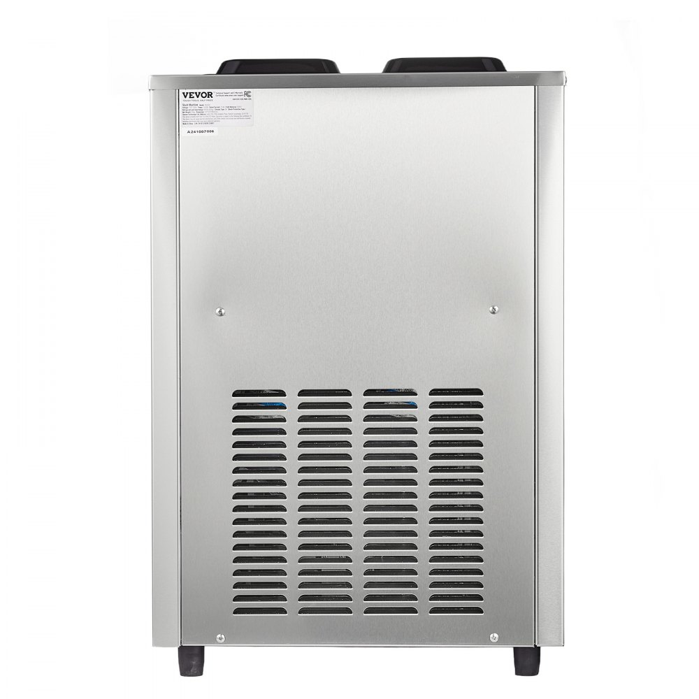 VEVOR Commercial Slushy Machine, 2 x 12L / 3.17 Gal Double Tanks, Cool and Freeze Modes, Stainless Steel Margarita Smoothie Frozen Drink Maker, Slushie Machine for Party Cafes Restaurants Bars Home