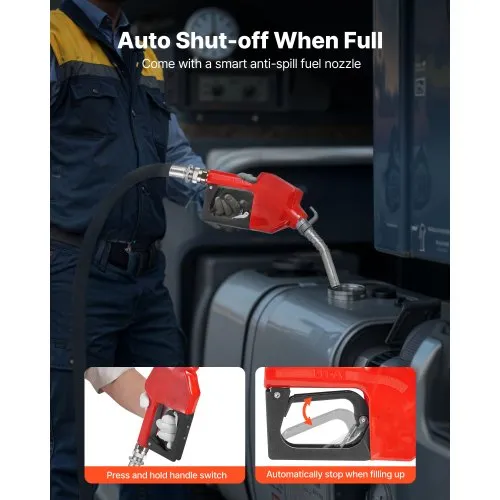 Kütusepump 12 V, 40 l/min, automaatpüstoliga — pilt 3