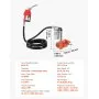 VEVOR Fuel Transfer Pump, 12V DC 10 GPM, Portable Diesel Transfer Pump Kit, with Auto Shut-Off Nozzle, Discharge Hose, Overheat Protection, Power Cable, Explosion-Proof, for Gasoline Diesel Kerosene