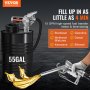 Pompă de transfer de combustibil VEVOR 12V 15 GPM 1/5 CP Pompă diesel cu duză automată de combustibil