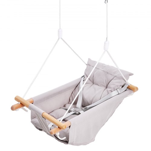 VEVOR Columpio 3 En 1 Con Estructura De Metal Plegable – Incluye 4 Bolsas De Arena – Ajustable En Altura – Para Niños De 3 A 10+ Años