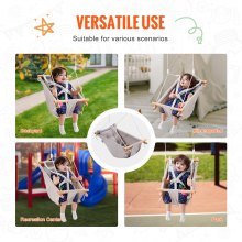 VEVOR Canvas Hammock Swing 3 Mode Baby Swing 5 σημείων λουρί για εσωτερικούς χώρους για εξωτερικούς χώρους