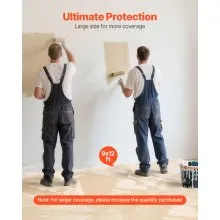 Canvas Drop Cloth 9x12 ft All Purpose Painters Cotton Tarp Painting 2 Pack