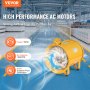 VEVOR 254mm Extractor Ventilator Ventilator portabil 3m Cablu de alimentare Ventilator industrial