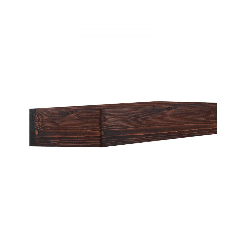 VEVOR Fireplace Mantel, 48" x 8" x 5", 50 lbs Weight Capacity, Natural Wood Mantel for Over Fireplace, Wall Mounted Floating Farmhouse Shelf, Handcrafted Fireplace Mantel for Wall Decor, Rustic Brown