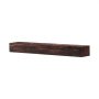 VEVOR Fireplace Mantel, 48" x 8" x 5", 50 lbs Weight Capacity, Natural Wood Mantel for Over Fireplace, Wall Mounted Floating Farmhouse Shelf, Handcrafted Fireplace Mantel for Wall Decor, Rustic Brown