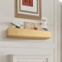 VEVOR Fireplace Mantel Wood Shelf Floating Rustic Fireplace Mantel 60" Natural