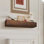 VEVOR Fireplace Mantel Wood Shelf Floating Rustic Mantel Shelf 60" Natural Brown