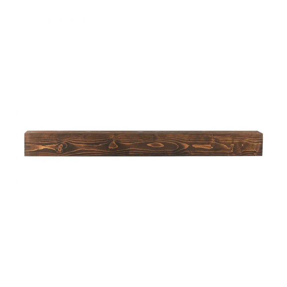 VEVOR Fireplace Mantel Wood Shelf Floating Rustic Fireplace Mantel 84" Brown