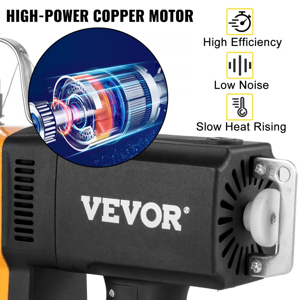 VEVOR Portable Bag Closer Sewing Machine Bag Stitcher Yellow for Express Company