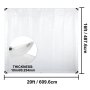 Vevor Nursery Tarps Clear Tarp For Greenhouse 16x20ft Tarps With Grommets 10mil