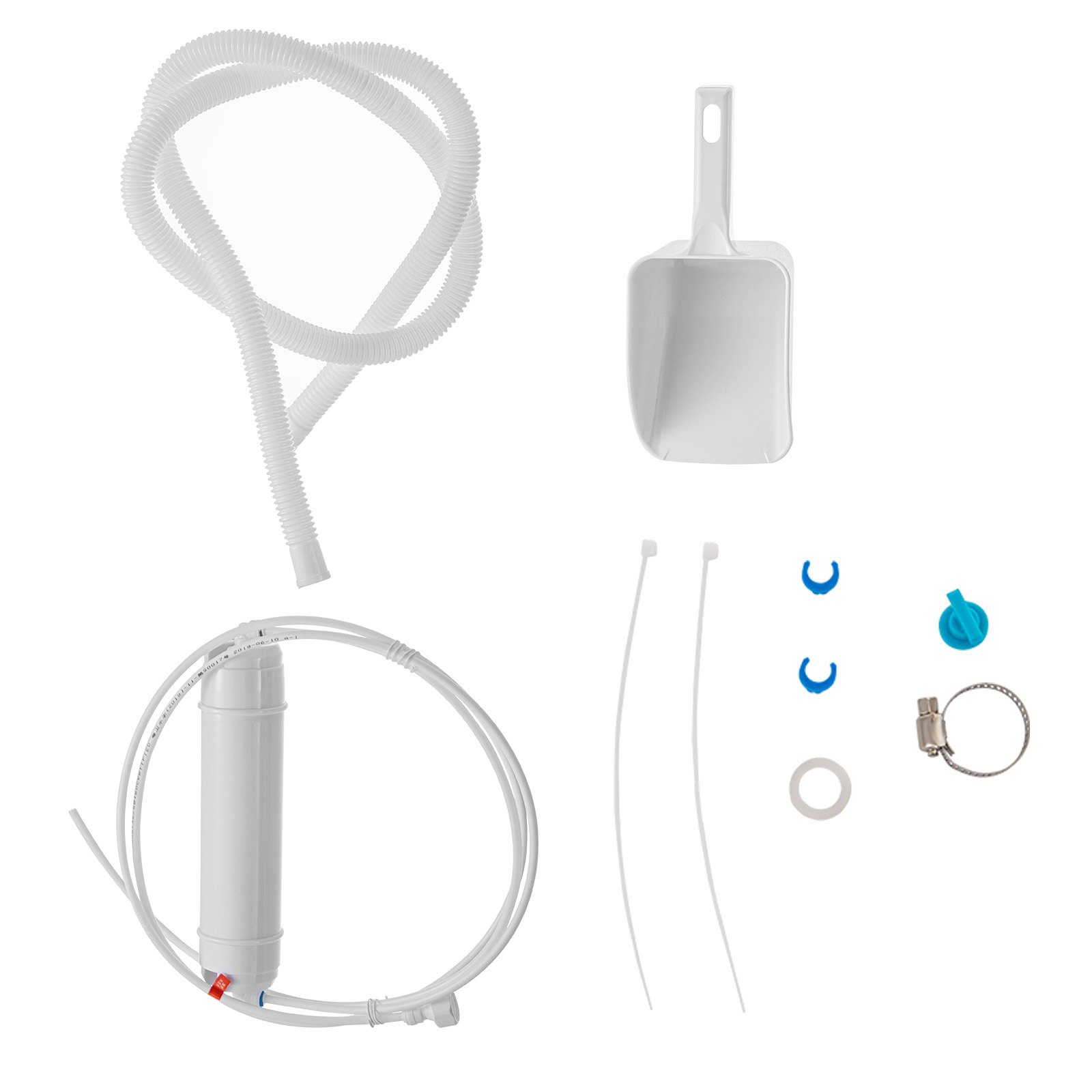 VEVOR 110V Commercial Ice Maker Machine 155LBS/24H, 530W Stainless Steel Ice Machine with 33LBS Storage Capacity, 72 Ice Cubes Ready in 11-15Mins, Includes Water Filter and Connection Hose