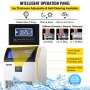 VEVOR 110V Commercial Ice Maker Machine 200LBS/24H, 710W Stainless Steel Ice Machine with 55LBS Storage Capacity, 90 Ice Cubes Ready in 11-15Mins, Includes Water Filter and Connection Hose