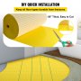 VEVOR Heat Uncoupling Membrane Tile Membrane Underlayment 3 x 41 ft 135 sq.ft