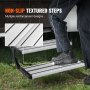 VEVOR RV Steps, 2-Step, Electric Retractable RV Stairs DC 12V, Auto-Folding, 440 LBS Load Capacity, Aluminum Alloy Steps, Non-Slip Steps for Safe Entry and Exit, RV, Trailer, Camper Steps