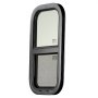 VEVOR Vertical RV Window, 12" W x 22" H Tinted Sliding RV Window with Net Screen & Trim Ring, Fit 15/16" - 1 3/4" Thickness Wall, RV Window Replacement for Teardrop Cargo Trailer Camper, DOT Approved