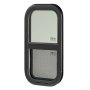 VEVOR Vertical RV Window, 12" W x 22" H Tinted Sliding RV Window with Net Screen & Trim Ring, Fit 15/16" - 1 3/4" Thickness Wall, RV Window Replacement for Teardrop Cargo Trailer Camper, DOT Approved