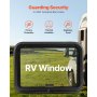 VEVOR Exit RV Window 30" W x 22" H Emergency Push Out Window W/ Screen & Ring