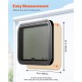 VEVOR Exit RV Window 30" W x 22" H Emergency Push Out Window W/ Screen & Ring