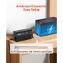 VEVOR 12V 10A Lithium Battery Charger 14.6V AC-DC LiFePO4 Smart Charger for RV