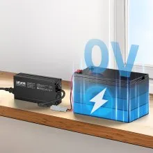 VEVOR 12V 10A Lithium Battery Charger 14.6V AC-DC LiFePO4 Smart Charger for RV