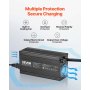 VEVOR 12V 20A Lithium Battery Charger 14.6V AC-DC LiFePO4 Smart Charger for RV