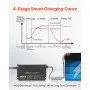 VEVOR 12V 40A Lithium Battery Charger 14.6V AC-DC LiFePO4 Smart Charger for RV