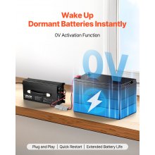 VEVOR 12V 60A Lithium Battery Charger 14.6V AC-DC LiFePO4 Smart Charger for RV