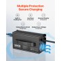 VEVOR 36V 18A Lithium Battery Charger 43.8V AC-DC LiFePO4 Smart Charger for RV