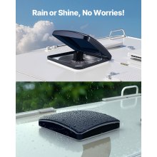 VEVOR RV Vent Roof Fan 355.6 mm 10-Speed Reversible with Remote Control