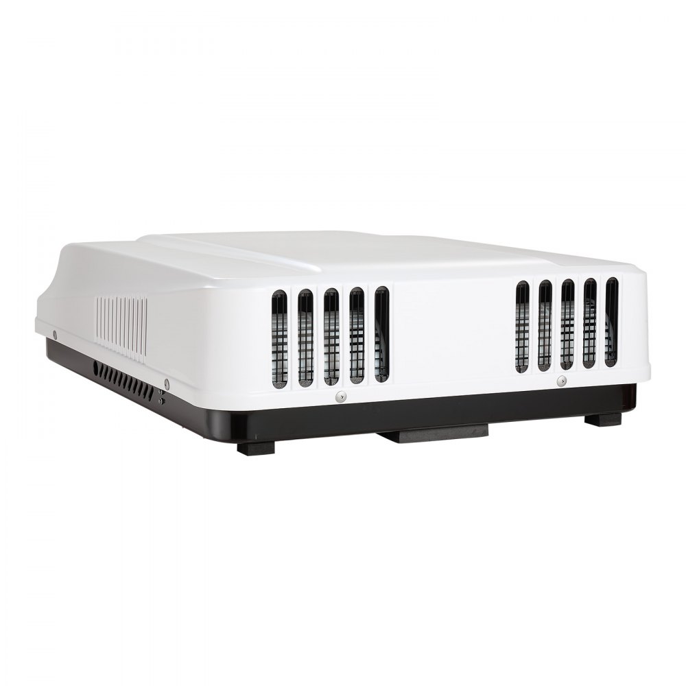 VEVOR RV Air Conditioner, 3000W RV AC Unit, 220V Non-Ducted Rooftop Air Conditioner with Heat Pump & Cooling, Variable Speed Easy Install Quiet AC Unit with ADB Button Control & Remote Control, White