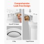 RV Water Filter System 2-Cartridge Water Filtration for Campers RVs Boats