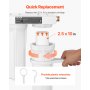 RV Water Filter System 2-Cartridge Water Filtration for Campers RVs Boats