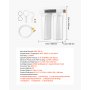 VEVOR RV Water Filtration System, 2-Cartridge Water Filter System for Campers, Remove Sediments, Chlorine, Bad Tastes, Odors, and Most Contaminants, RV Filter for RVs, Boats, Vans