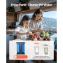 RV Water Filter System 2-Cartridge with Basket for Campers Boats RVs Vans
