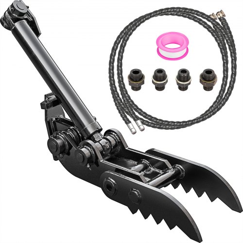 Hydraulic Thumb Fit Excavator 12"x35" Heavy Duty Mechanical Thumb For Excavators