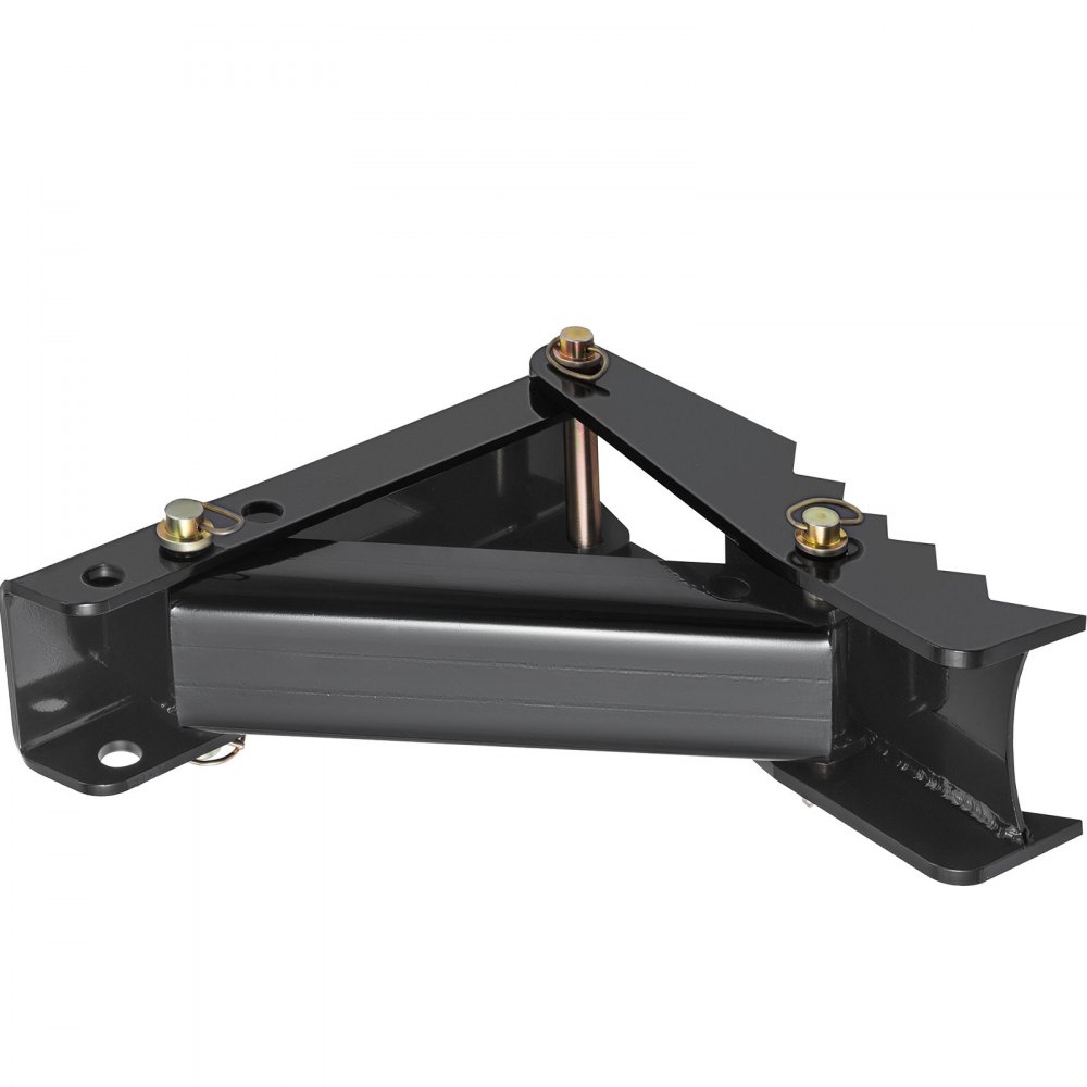 VEVOR 18\" Backhoe Thumb, 1/2\" Teeth Thickness Heavy Duty Excavator Thumb, Black Steel Weld On Thumb Attachments with 12mm Bolt-On Design Adjustable Mechanical Thumb for Backhoe/Excavator