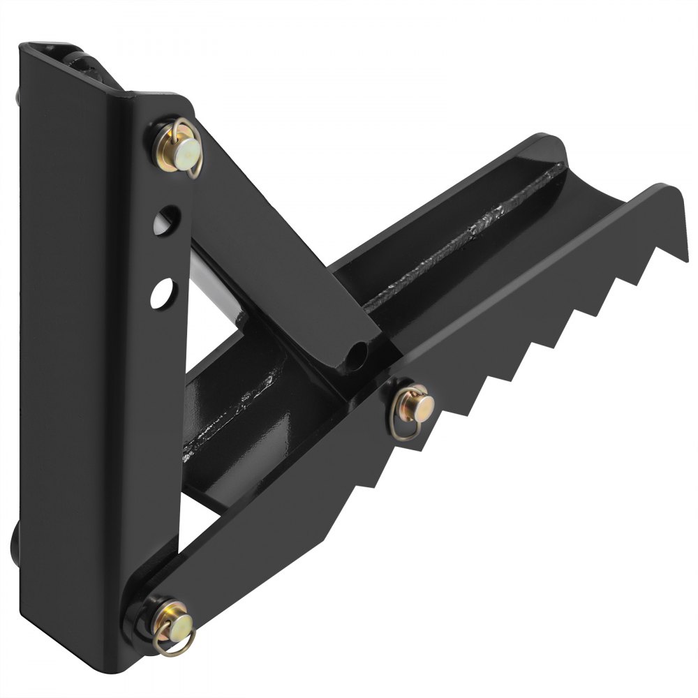 VEVOR 21" Backhoe Thumb, 1/2" Teeth Thickness Heavy Duty Excavator Thumb, Black Steel Weld On Thumb Attachments with 12mm Bolt-On Design Adjustable Mini Thumb for Boom Tractor Excavator