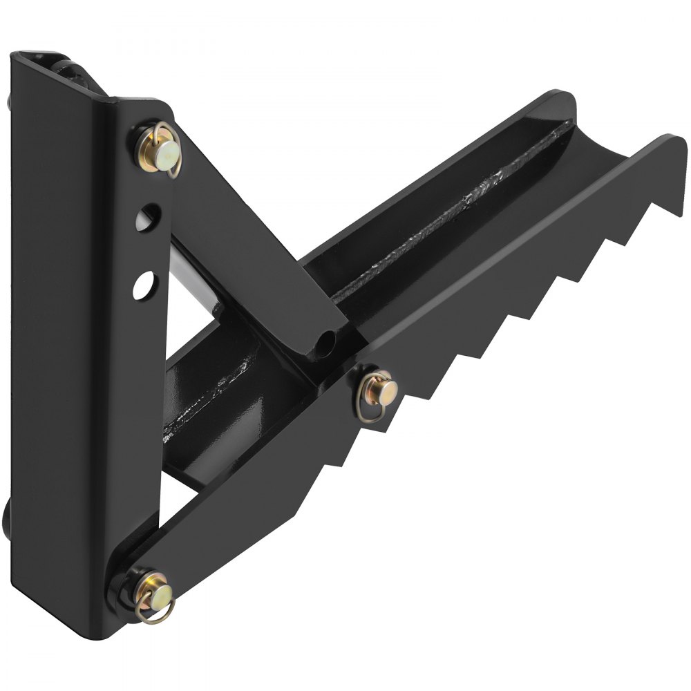 VEVOR 24" Backhoe Thumb, 1/2" Steel Thickness Heavy Duty Excavator Thumb, Black Steel Weld On Thumb Attachments with 12mm Bolt-On Design Adjustable Mechanical Backhoe Thumb Hoe Clamp for Excavator