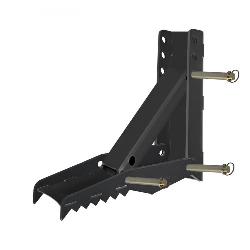 VEVOR 24 inch Excavator Backhoe Excavator Thumb Attachments Weld 1/2 Inch Teeth Thick Steel Plate Assembly CNC Plasma Cut Bolt-On Design