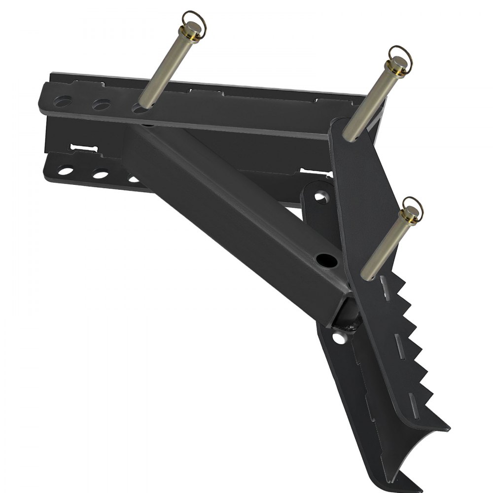 VEVOR Excavadora retroexcavadora de 24 pulgadas Accesorios para pulgar Soldadura Dientes de 1/2 pulgada Conjunto de placa de acero grueso Corte por plasma CNC Diseño atornillado