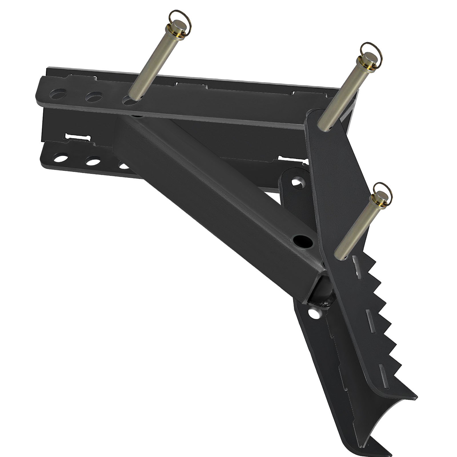 VEVOR Excavadora retroexcavadora de 24 pulgadas Accesorios para pulgar Soldadura Dientes de 1/2 pulgada Conjunto de placa de acero grueso Corte por plasma CNC Diseño atornillado