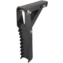VEVOR 27" Backhoe Thumb, 1/2" Teeth Thickness Heavy Duty Excavator Thumb, Black Steel Weld On Thumb Attachments with 12mm Bolt-On Design Adjustable Mini Thumb for Boom Tractor Excavator