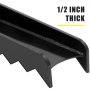 VEVOR Backhoe Thumb 27 inch Hydraulic Backhoe Excavator Thumb Attachments Adjustable Weld On 1/2 Inch Teeth Thick Steel Plate 12MM Bolt-On Design with Hydraulic Cylinder